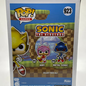 Funko POP! Games Sonic The Hedgehog #923 Super Sonic Limited Chase SE FRENLY BRICKS - Open 7 Days