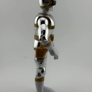 Vintage Power Rangers In Space Bandai Silver Ranger Action Figure 8