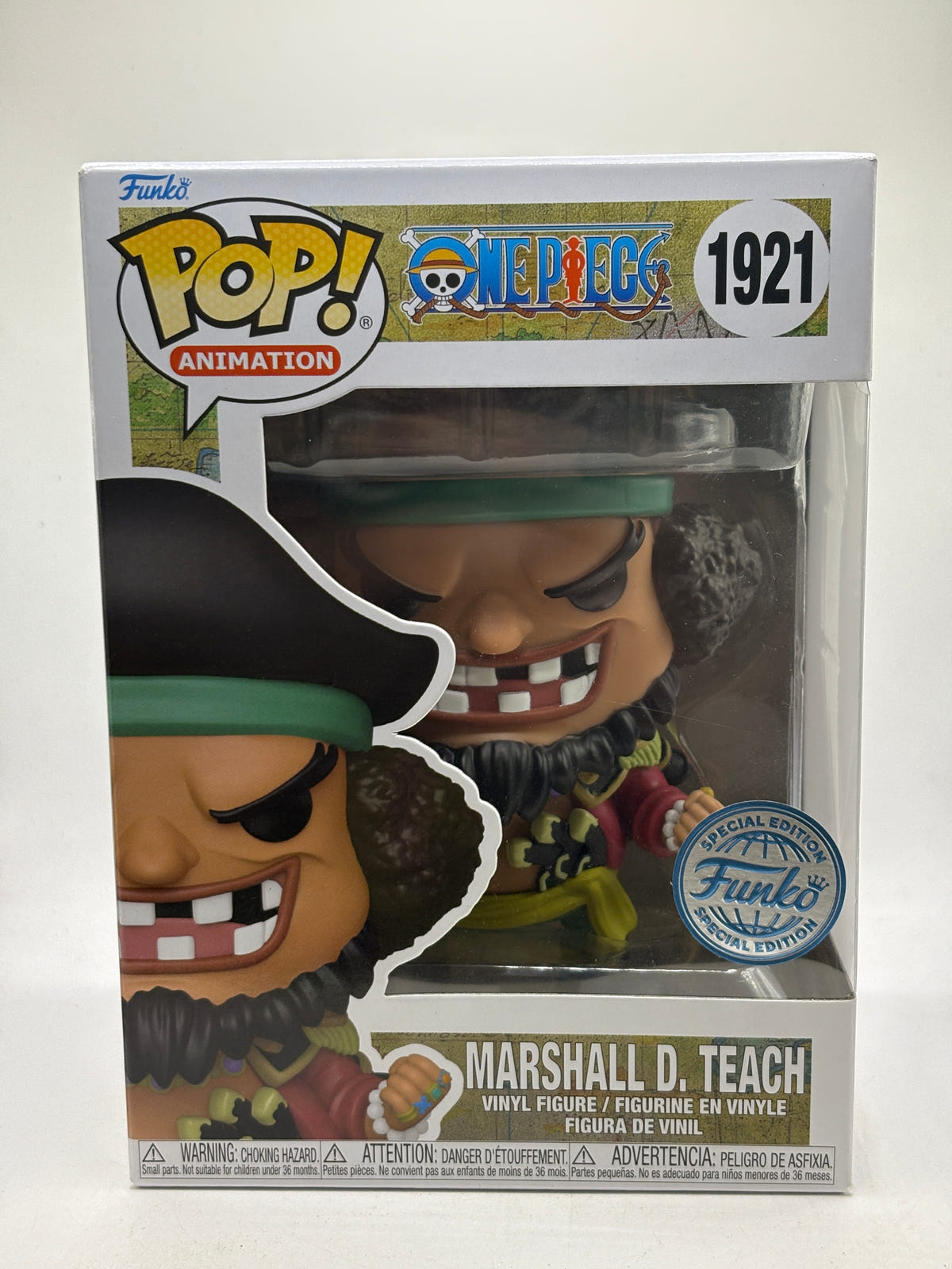 Funko POP! Animation One Piece #1921 Marshall D. Teach Special Edition image 1