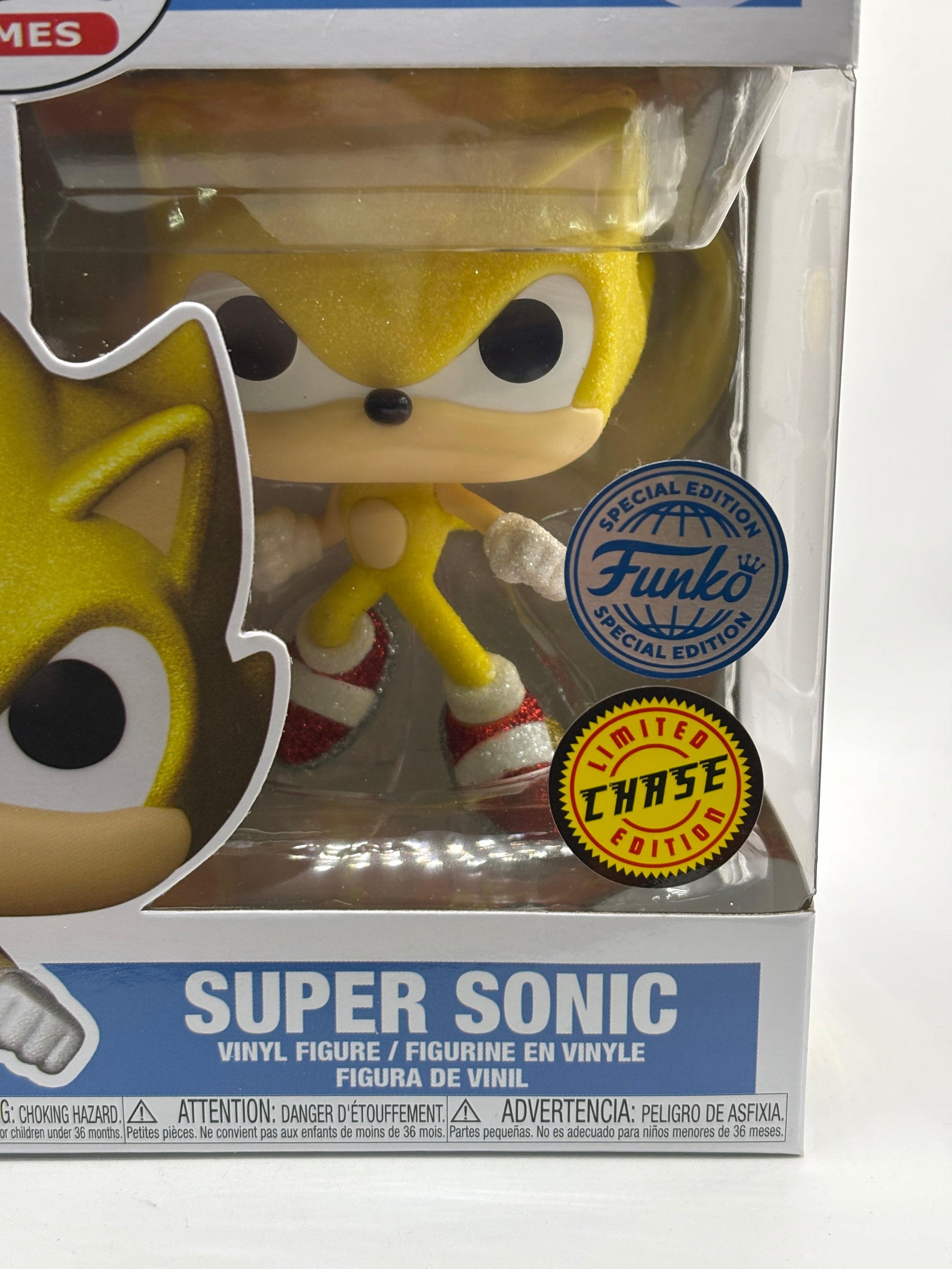 Funko POP! Games Sonic The Hedgehog #923 Super Sonic Limited Chase SE FRENLY BRICKS - Open 7 Days