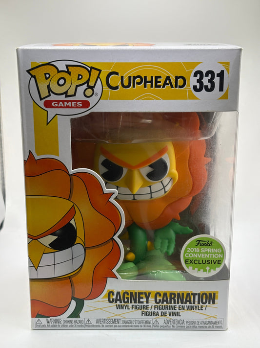 Funko POP! Games Cuphead #331 Cagney Carnation 2018 Spring Convention FRENLY BRICKS - Open 7 Days