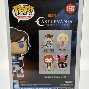Funko POP! Animation Castlevania Nocturne #1687 Richter Belmont FRENLY BRICKS - Open 7 Days