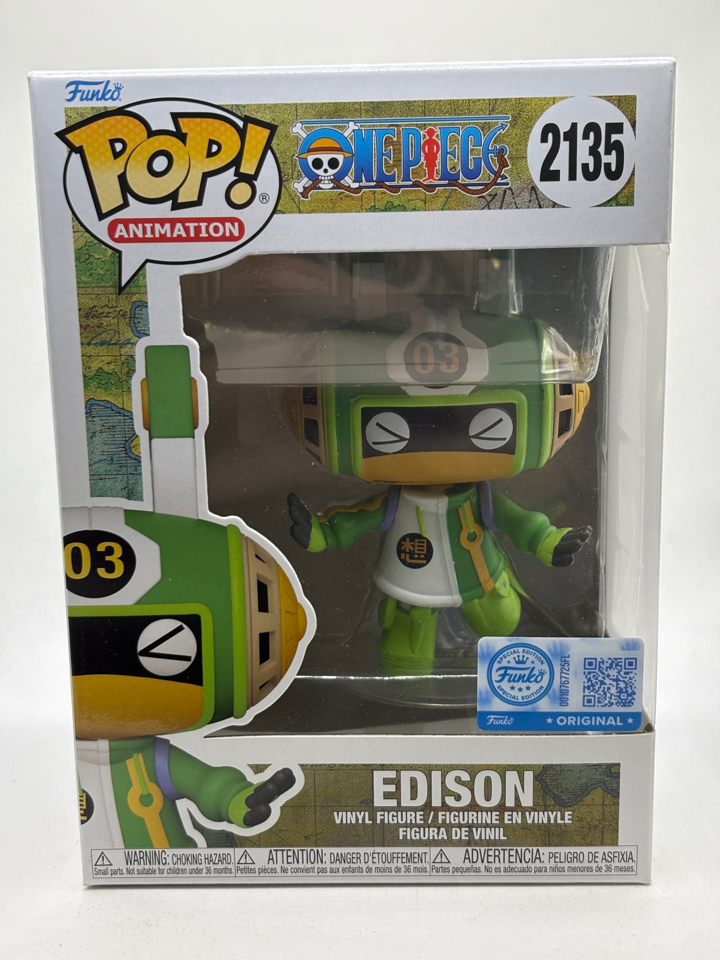 Funko POP! Animation One Piece #2135 Edison Vinyl Figure
