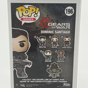 Funko POP! Games Gears of War Dominic Santiago #196 +combinedshipping Box Damage FRENLY BRICKS - Open 7 Days