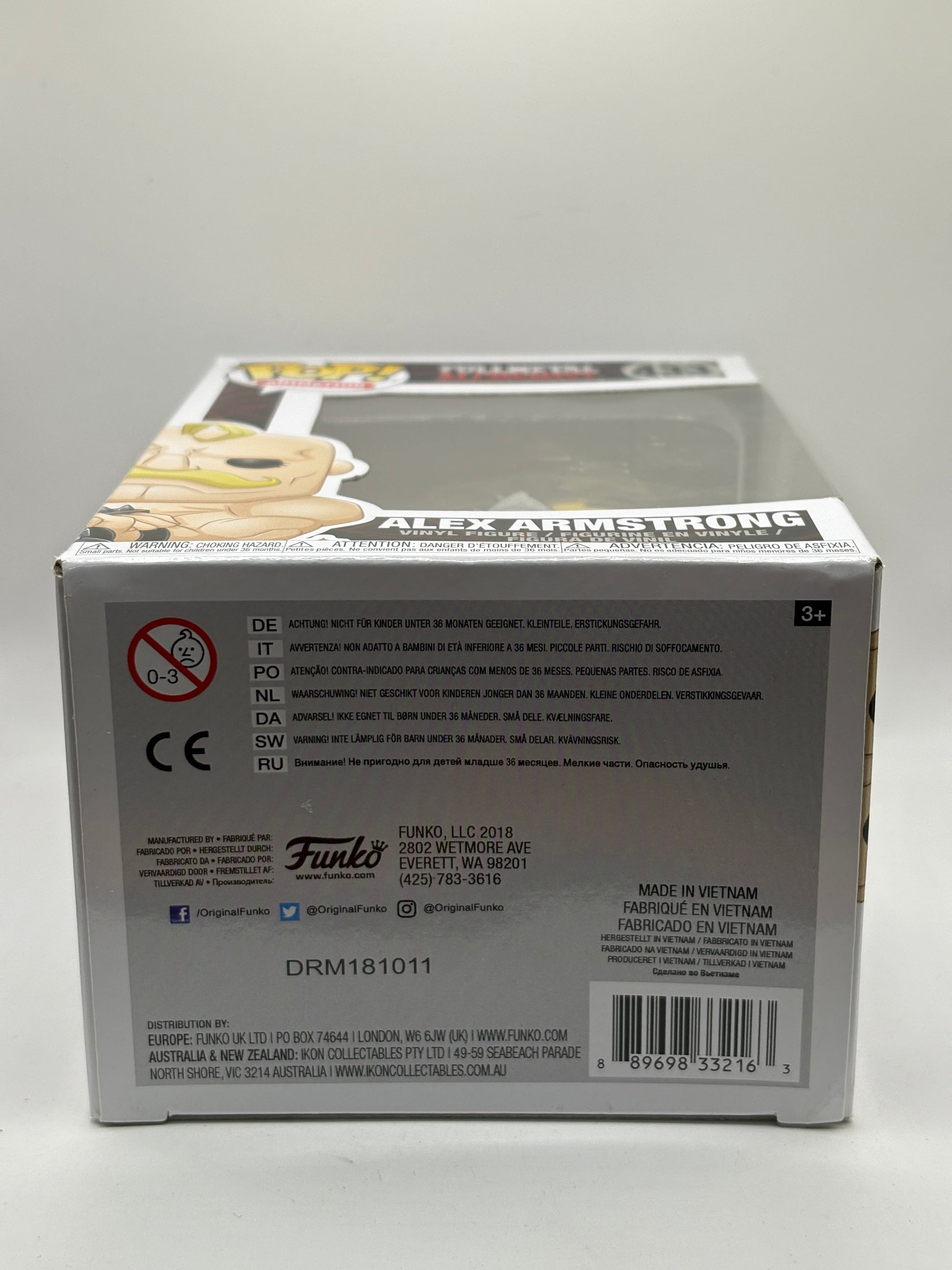 Funko POP! Animation Full Metal Alchemist #433 Alex Armstrong Vinyl Figure FRENLY BRICKS - Open 7 Days