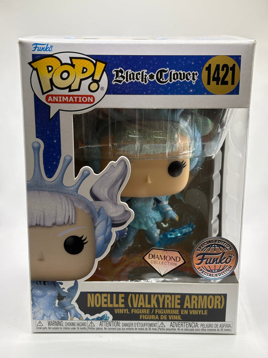 Funko POP! Animation Black Clover #1421 Noelle Valkyrie Armor Diamond SE FRENLY BRICKS - Open 7 Days