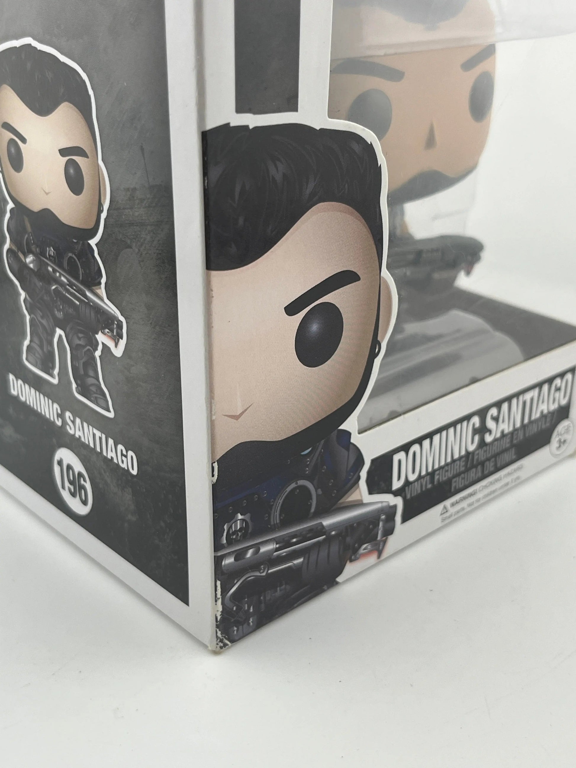 Funko POP! Games Gears of War Dominic Santiago #196 +combinedshipping Box Damage FRENLY BRICKS - Open 7 Days