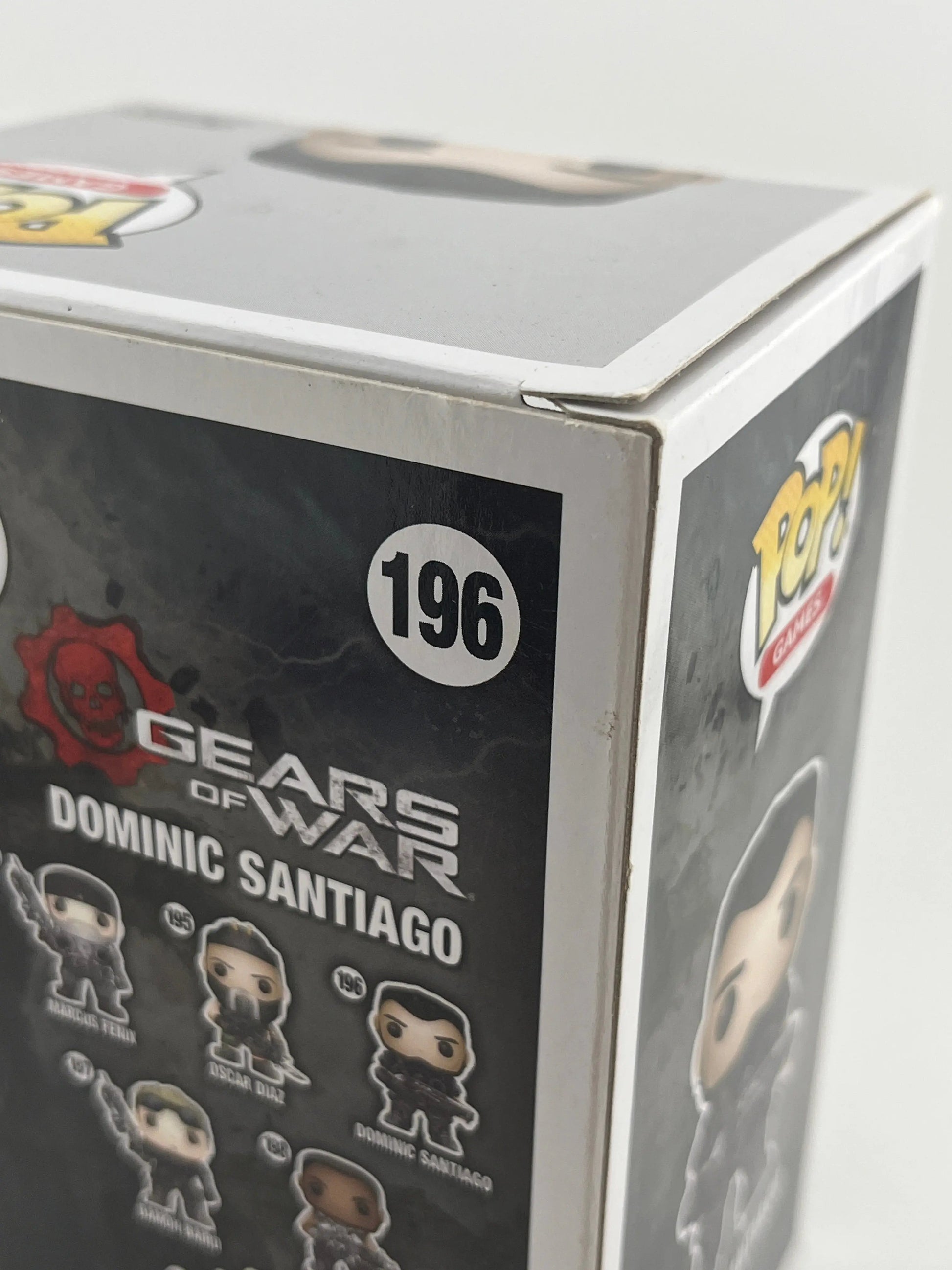 Funko POP! Games Gears of War Dominic Santiago #196 +combinedshipping Box Damage FRENLY BRICKS - Open 7 Days