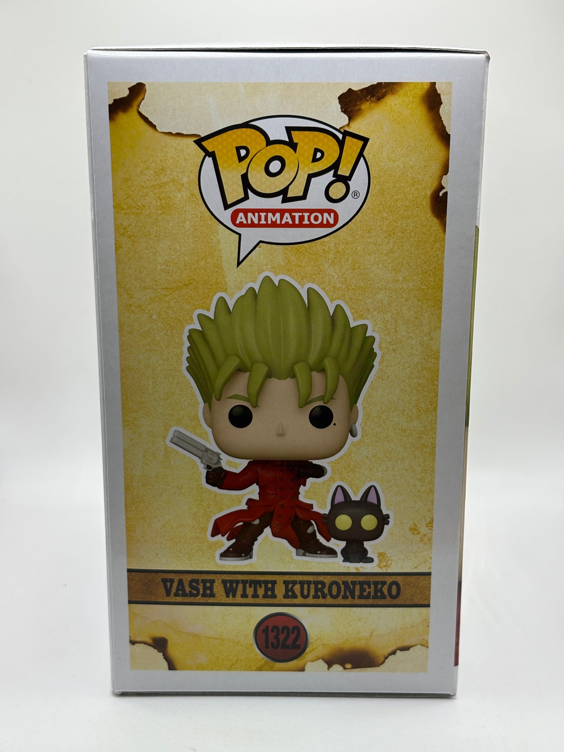 Funko POP! Animation Trigun #1322 Vash with Kuroneko Crunchyroll Store Exclusive FRENLY BRICKS - Open 7 Days