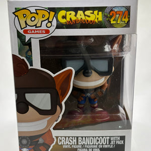 Funko POP! Games Crash Bandicoot #274 Crash Bandicoot with Jet Pack FRENLY BRICKS - Open 7 Days