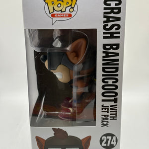 Funko POP! Games Crash Bandicoot #274 Crash Bandicoot with Jet Pack FRENLY BRICKS - Open 7 Days