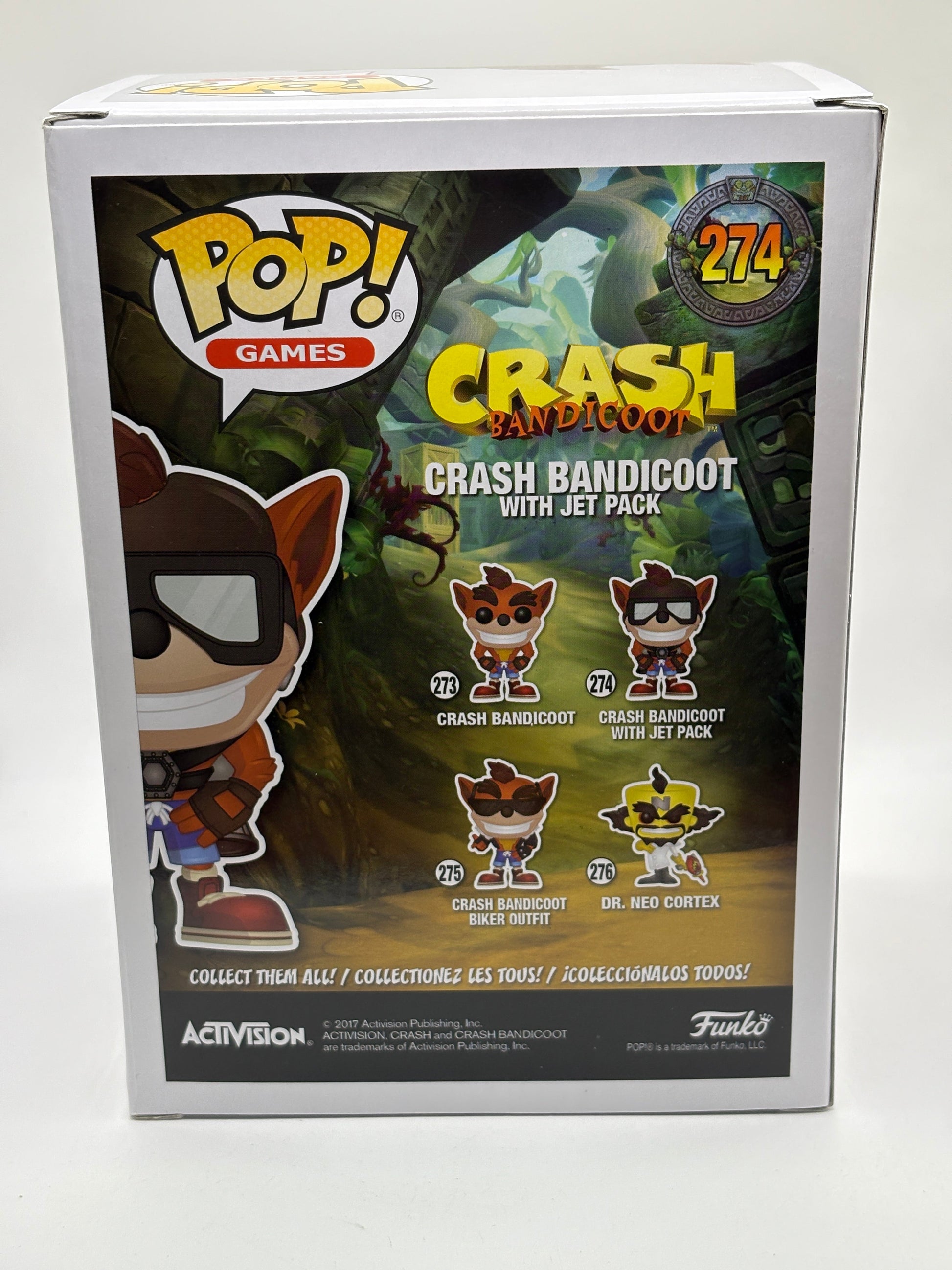 Funko POP! Games Crash Bandicoot #274 Crash Bandicoot with Jet Pack FRENLY BRICKS - Open 7 Days