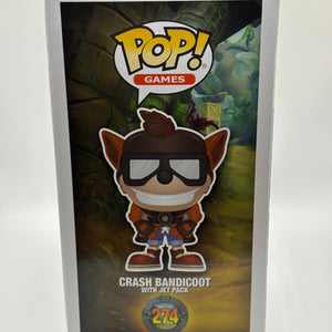 Funko POP! Games Crash Bandicoot #274 Crash Bandicoot with Jet Pack FRENLY BRICKS - Open 7 Days