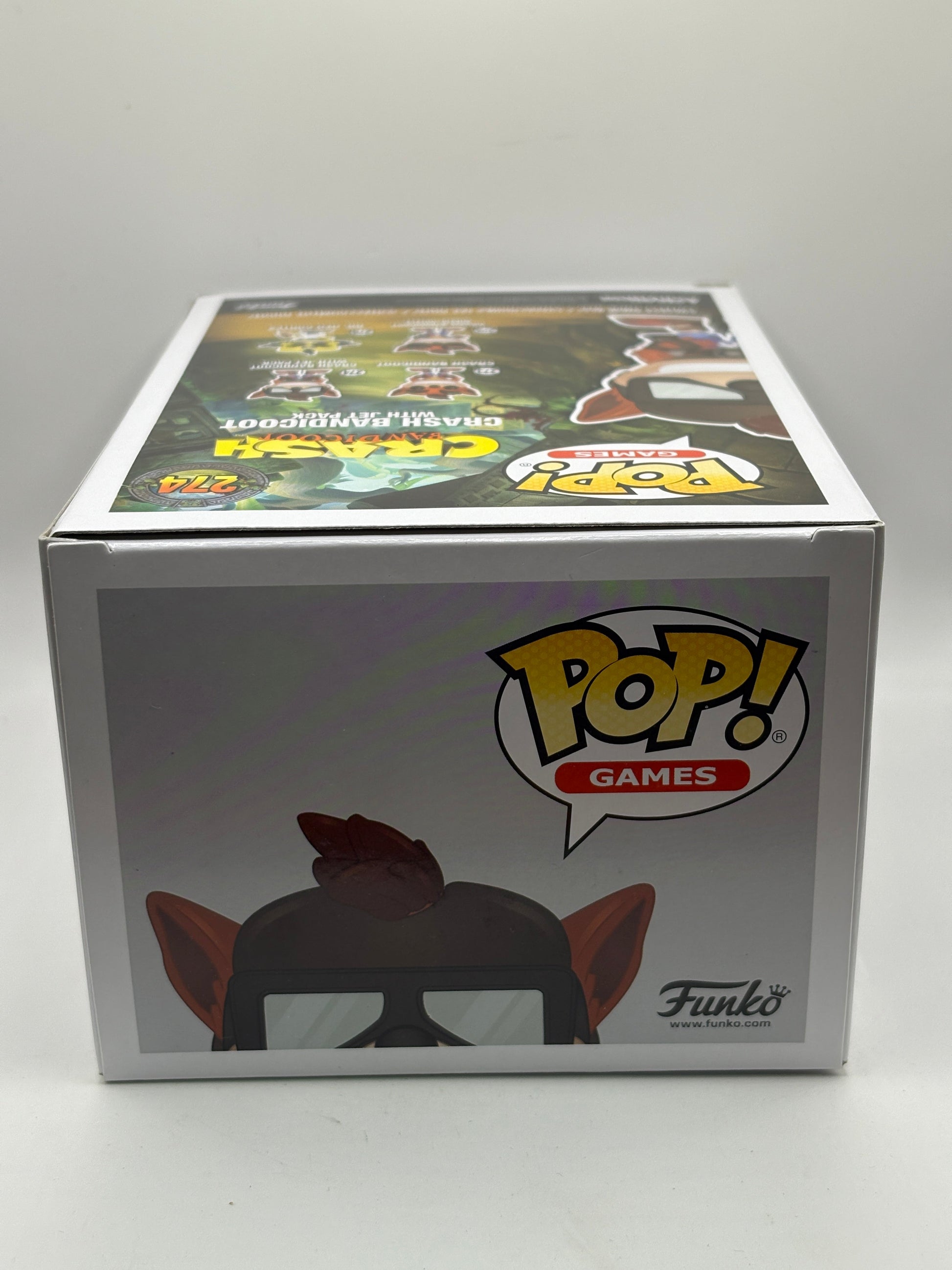 Funko POP! Games Crash Bandicoot #274 Crash Bandicoot with Jet Pack FRENLY BRICKS - Open 7 Days