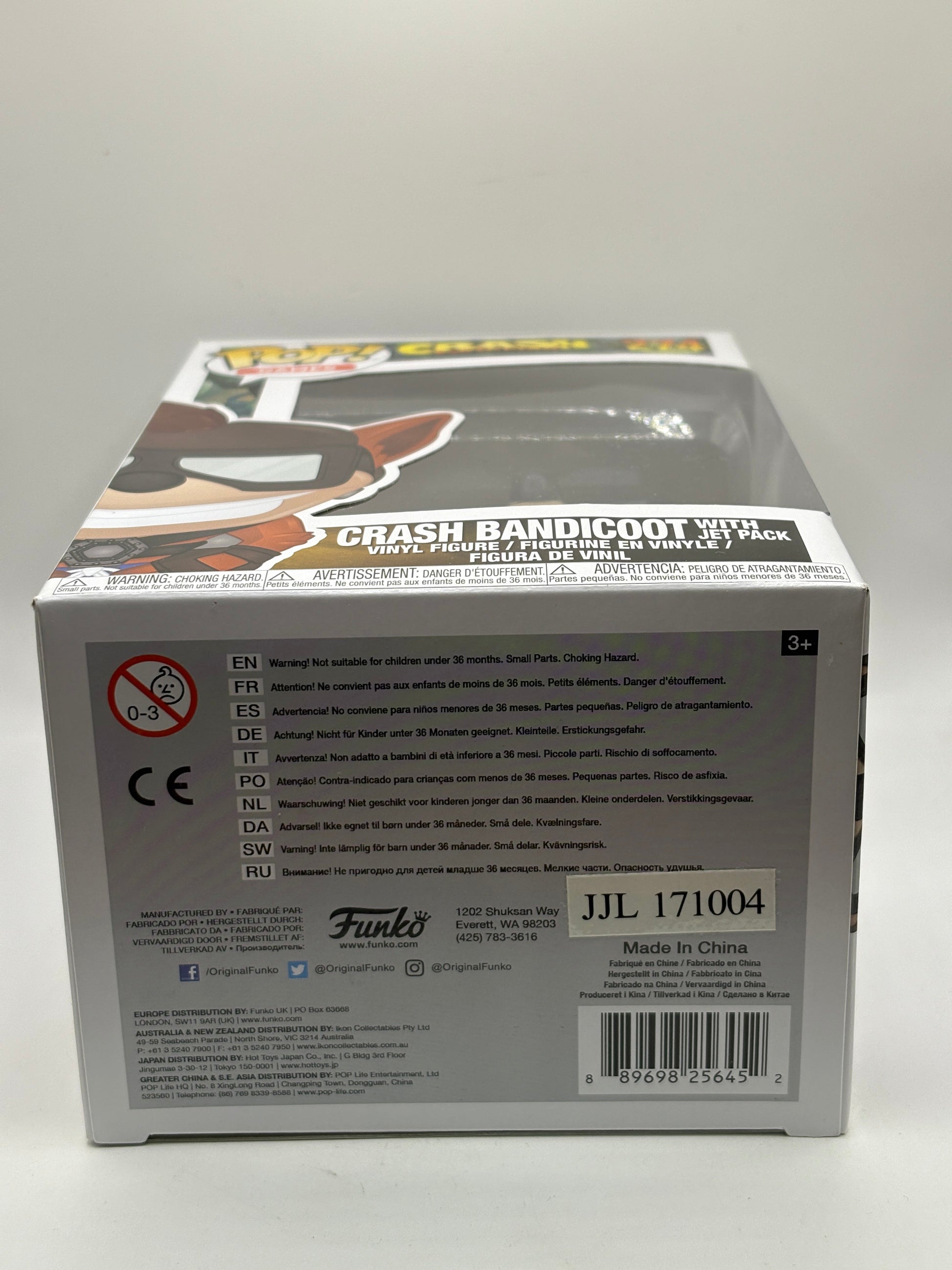 Funko POP! Games Crash Bandicoot #274 Crash Bandicoot with Jet Pack FRENLY BRICKS - Open 7 Days