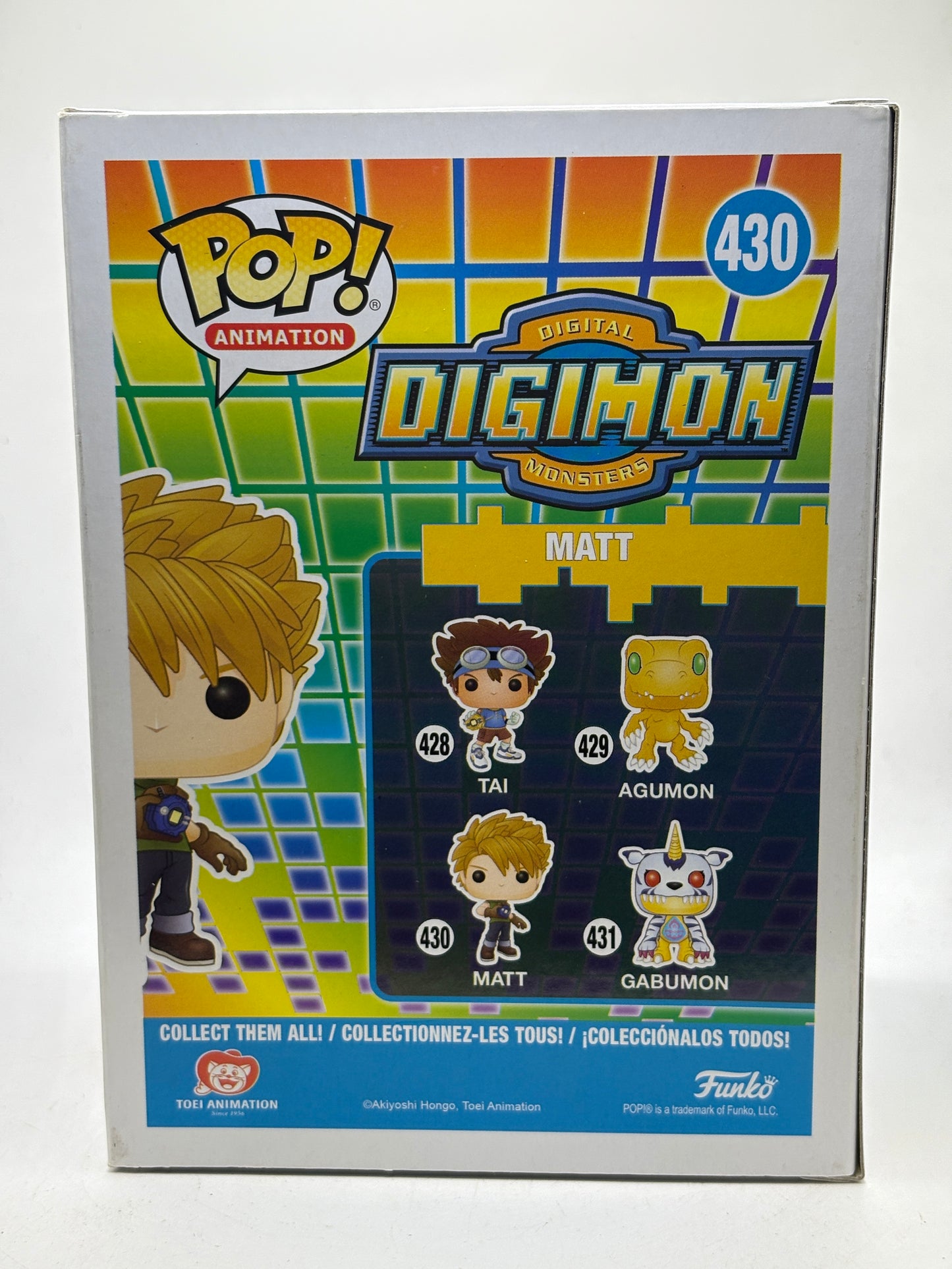 Funko POP! Animation Digimon #430 Matt Vinyl Figure