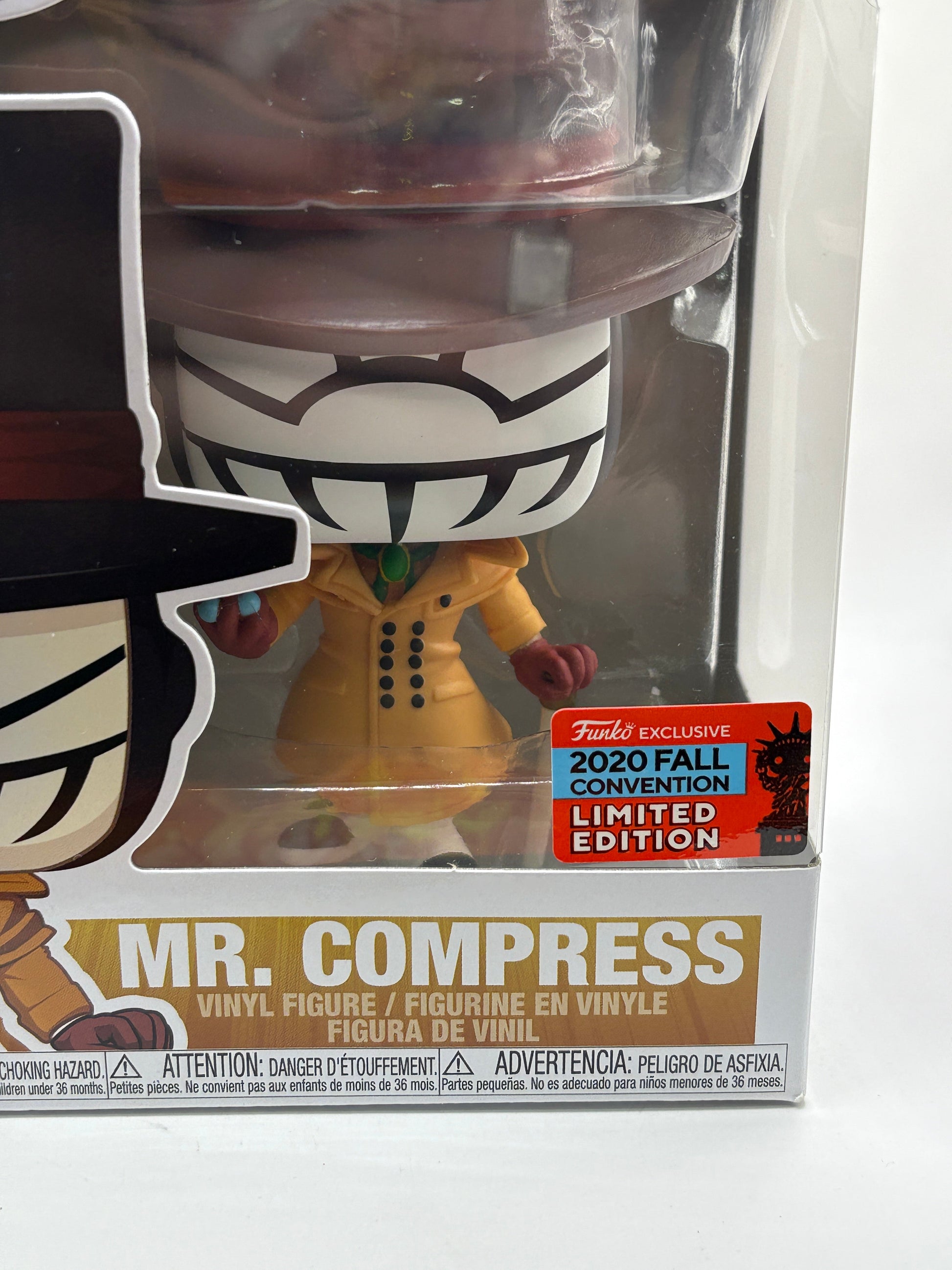 Funko POP! Animation My Hero Academia #820 Mr. Compress 2020 Fall Convention FRENLY BRICKS - Open 7 Days
