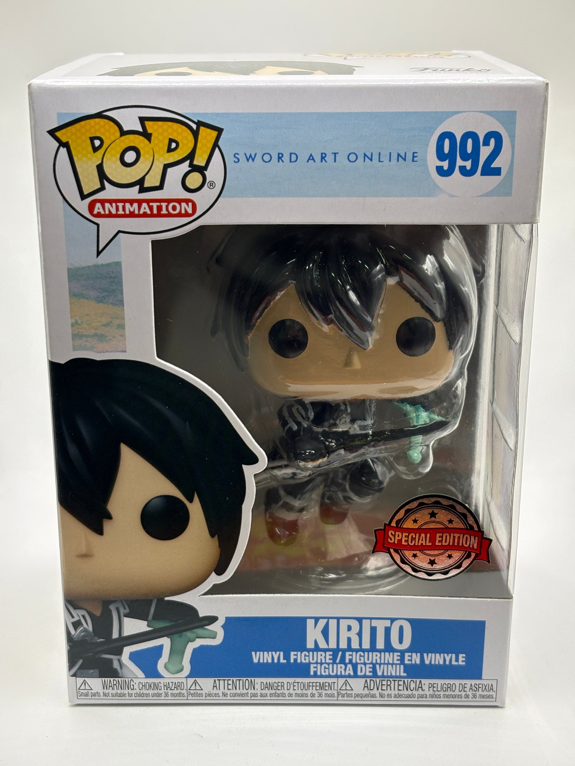 Funko POP! Animation Sword Art Online #992 Kirito Special Edition FRENLY BRICKS - Open 7 Days