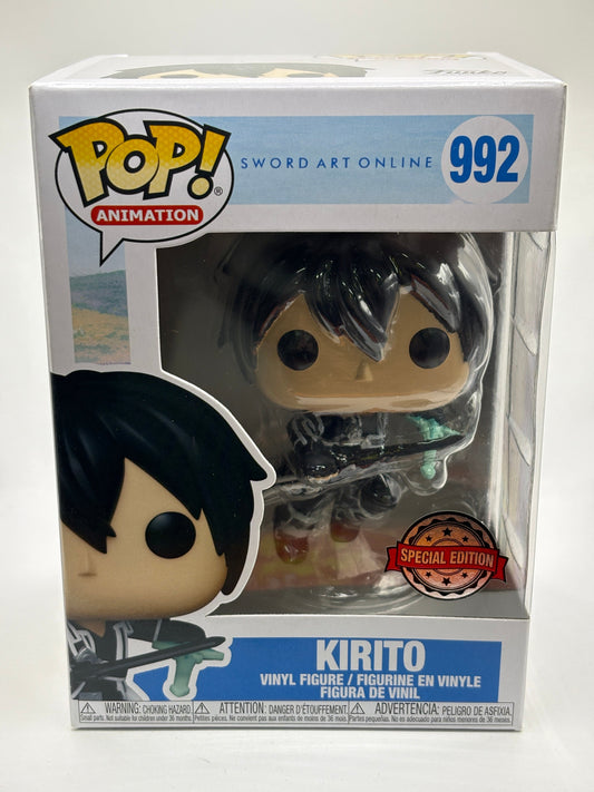 Funko POP! Animation Sword Art Online #992 Kirito Special Edition FRENLY BRICKS - Open 7 Days