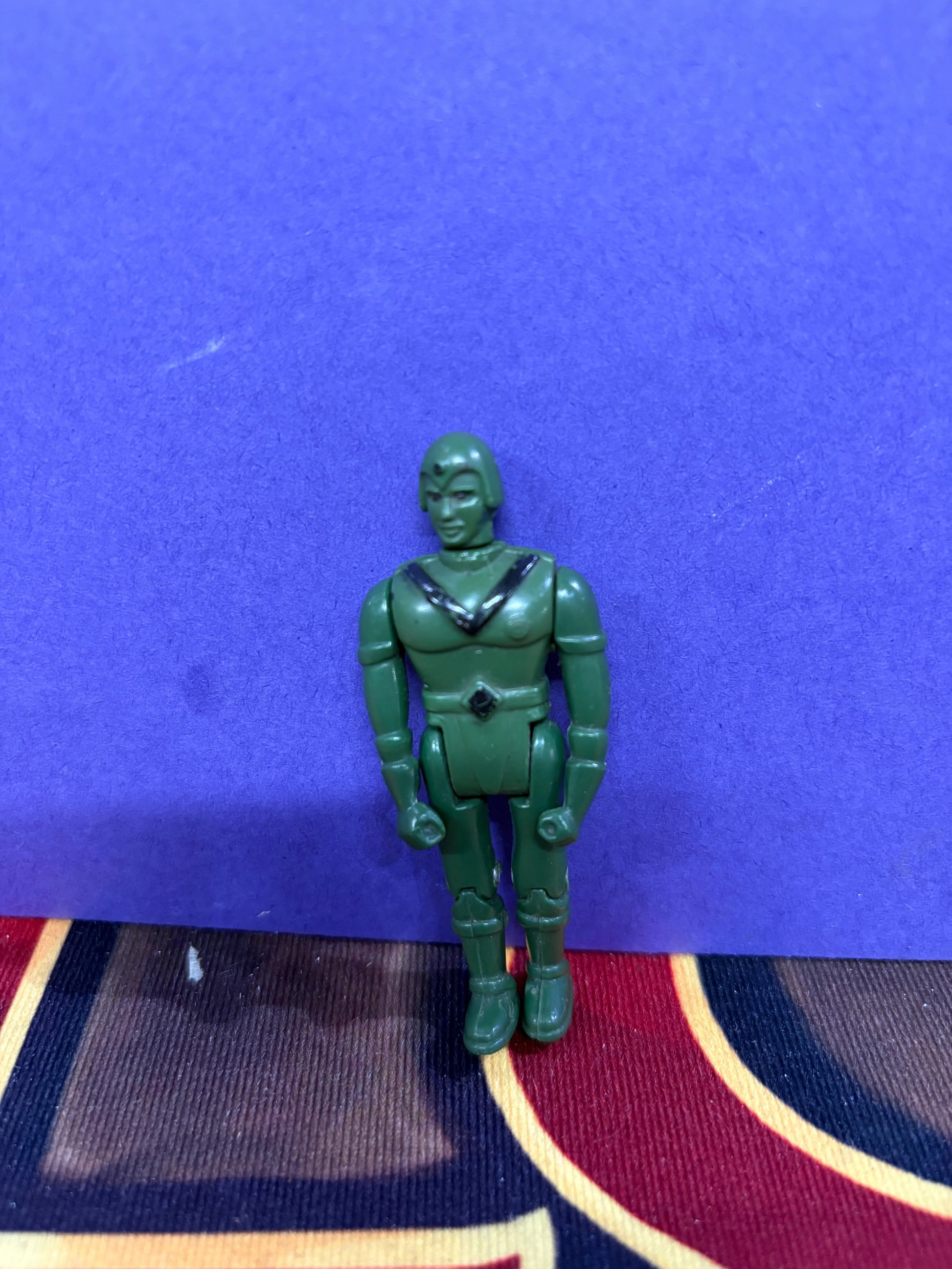Vintage Green Action Figure Army Man FRENLY BRICKS - Open 7 Days