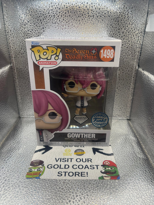 The Seven Deadly Sins Gowther Diamond Glitter Funko POP! Vinyl Figure #1498 NEW FRENLY BRICKS - Open 7 Days