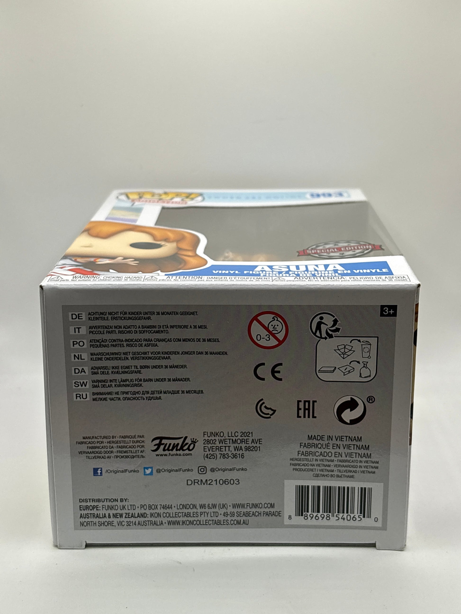 Funko POP! Animation Sword Art Online #993 Asuna Special Edition FRENLY BRICKS - Open 7 Days