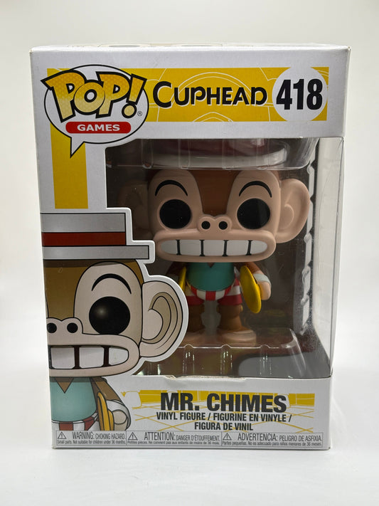 Funko POP! Games Cuphead #418 Mr. Chimes Vinyl Figure FRENLY BRICKS - Open 7 Days