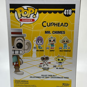 Funko POP! Games Cuphead #418 Mr. Chimes Vinyl Figure FRENLY BRICKS - Open 7 Days