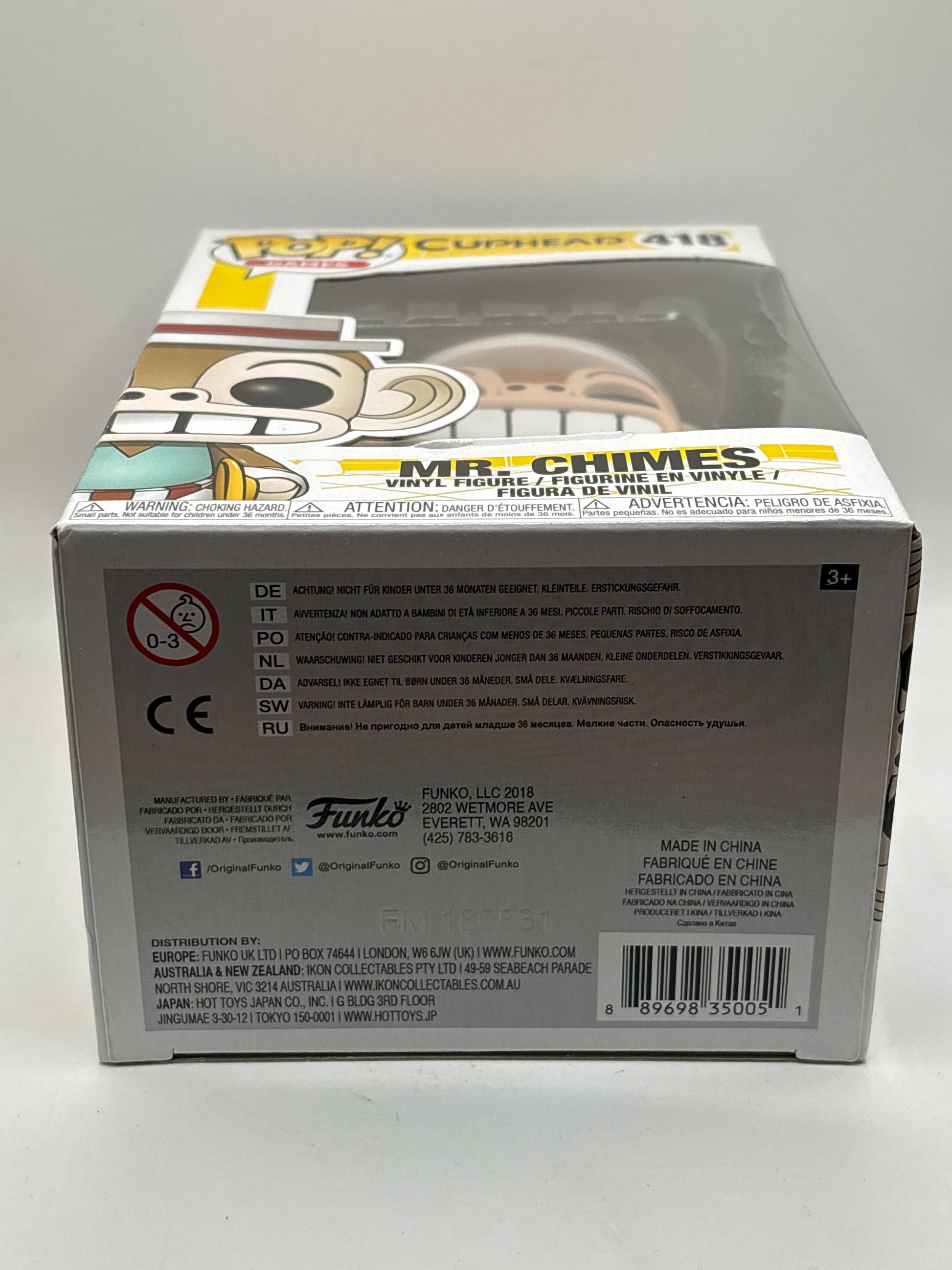 Funko POP! Games Cuphead #418 Mr. Chimes Vinyl Figure FRENLY BRICKS - Open 7 Days