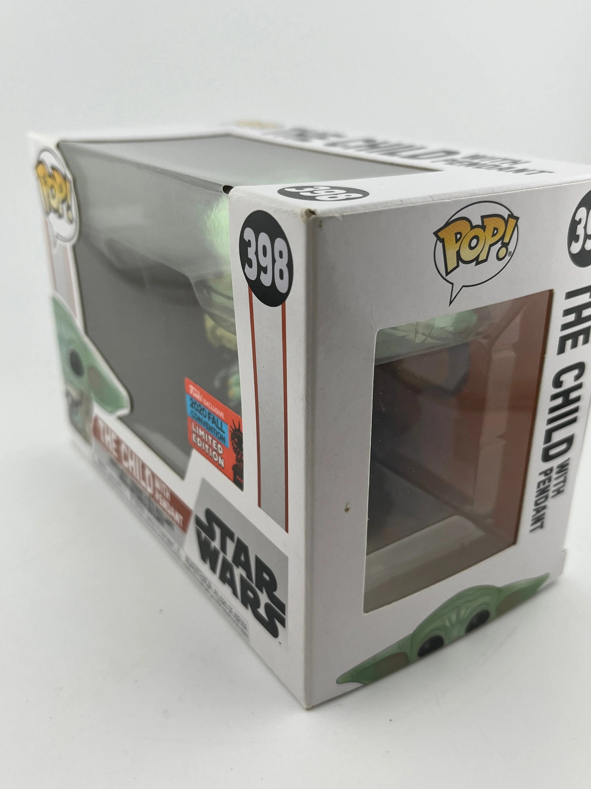 Funko POP! Star Wars The Mandalorian The Child with Pendant #398 NYCC Exclusive FRENLY BRICKS - Open 7 Days