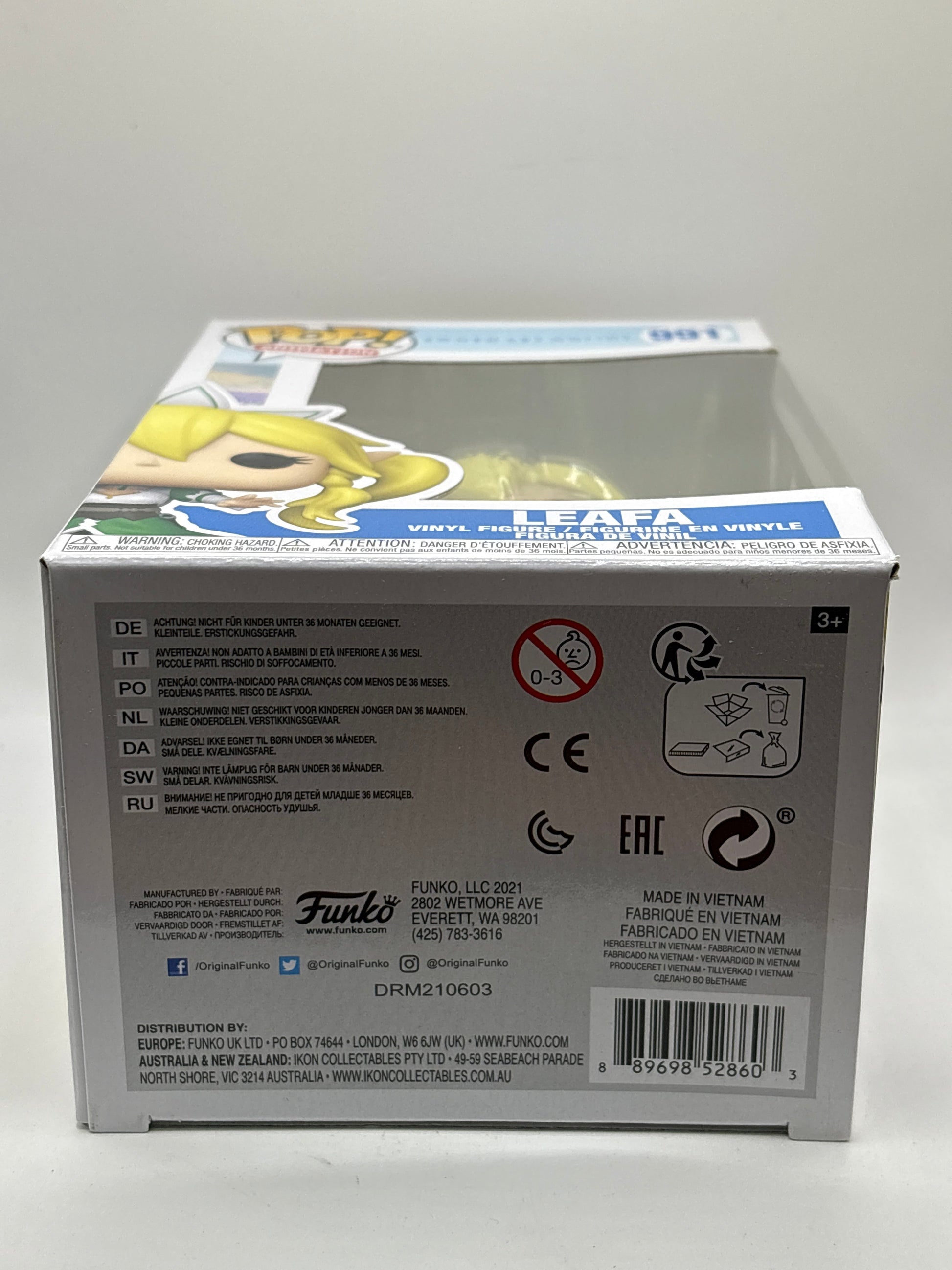 Funko POP! Animation Sword Art Online #991 Leafa Vinyl Figure FRENLY BRICKS - Open 7 Days