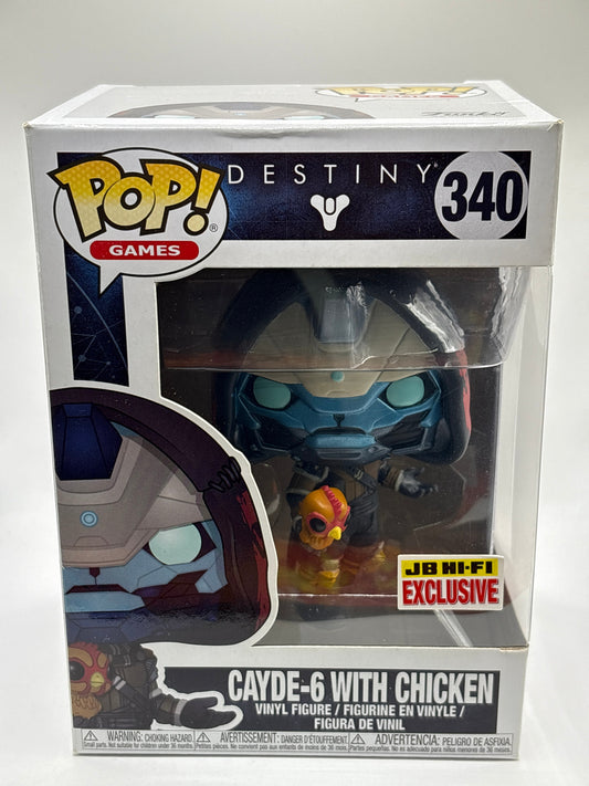 Funko POP! Games Destiny #340 Cayde-6 With Chicken JB HI-FI Exclusive FRENLY BRICKS - Open 7 Days