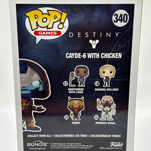 Funko POP! Games Destiny #340 Cayde-6 With Chicken JB HI-FI Exclusive FRENLY BRICKS - Open 7 Days