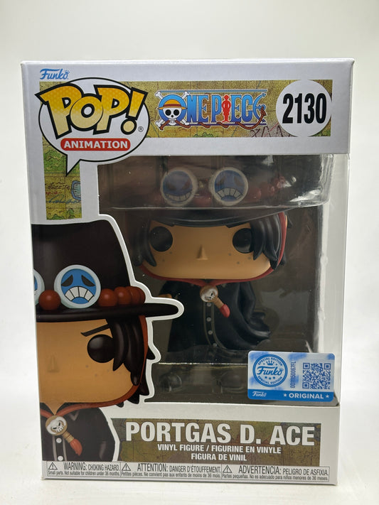 Funko POP! Animation One Piece #2130 Portgas D. Ace Vinyl Figure (1)