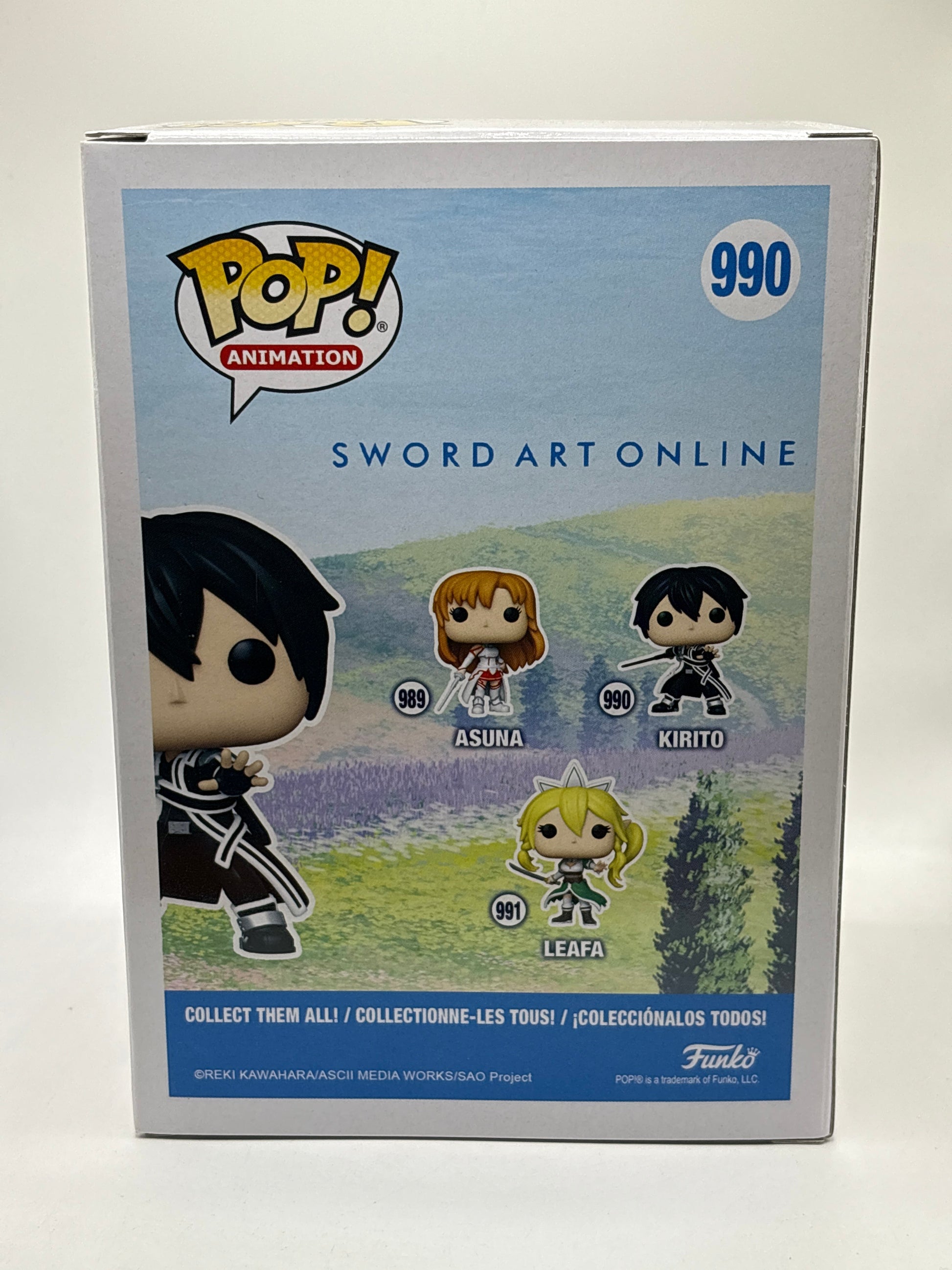Funko POP! Animation Sword Art Online #990 Kirito Vinyl Figure FRENLY BRICKS - Open 7 Days