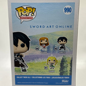 Funko POP! Animation Sword Art Online #990 Kirito Vinyl Figure FRENLY BRICKS - Open 7 Days
