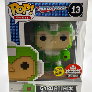 Funko POP! 8-Bit Megaman #13 Gyro Attack Glow 2018 Canadian Convention FRENLY BRICKS - Open 7 Days