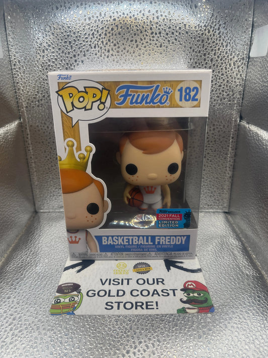 Funko POP! Basketball Freddy #182 2021 Fall Convention LE FRENLY BRICKS - Open 7 Days