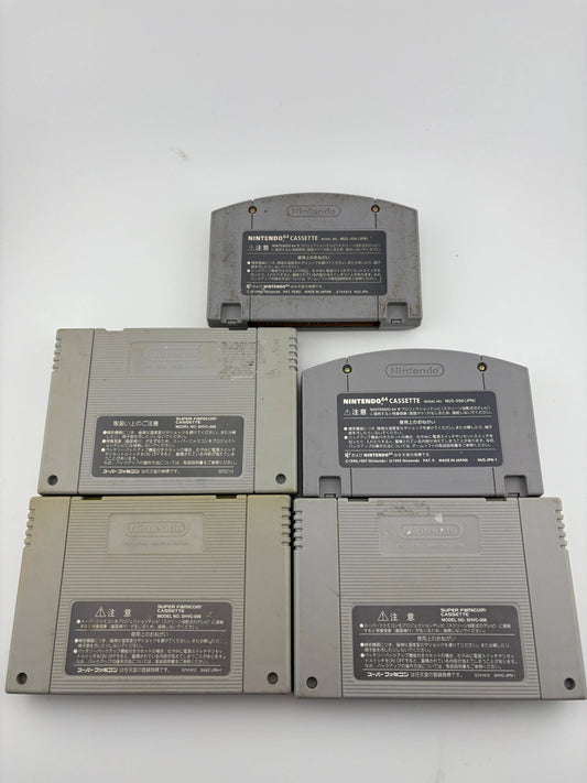 Super Famicom Nintendo / Nintendo 64 Video Game Cartridge Lot - Doraemon / Super Scope 6 + more FRENLY BRICKS - Open 7 Days