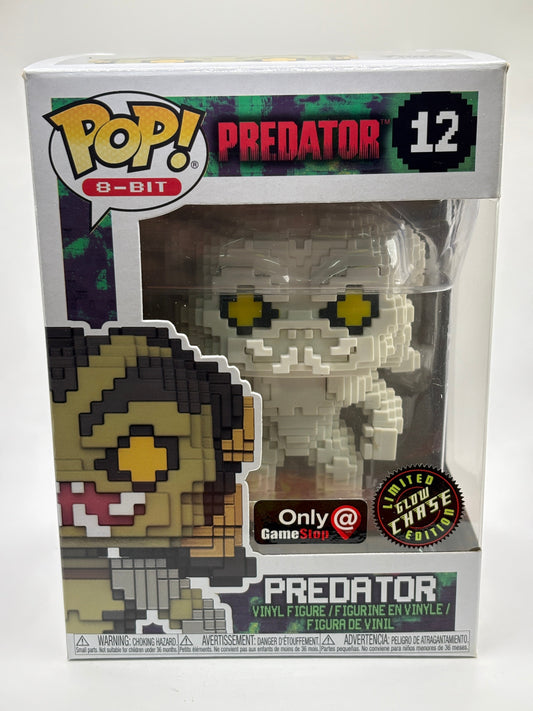 Funko POP! 8-Bit Predator #12 Predator Game Stop Glow Chase Limited FRENLY BRICKS - Open 7 Days