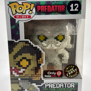 Funko POP! 8-Bit Predator #12 Predator Game Stop Glow Chase Limited FRENLY BRICKS - Open 7 Days