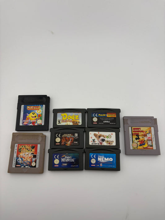 Nintendo GameBoy Advance Video Game Cartridge Lot - Star Wars / Pac-man + more FRENLY BRICKS - Open 7 Days