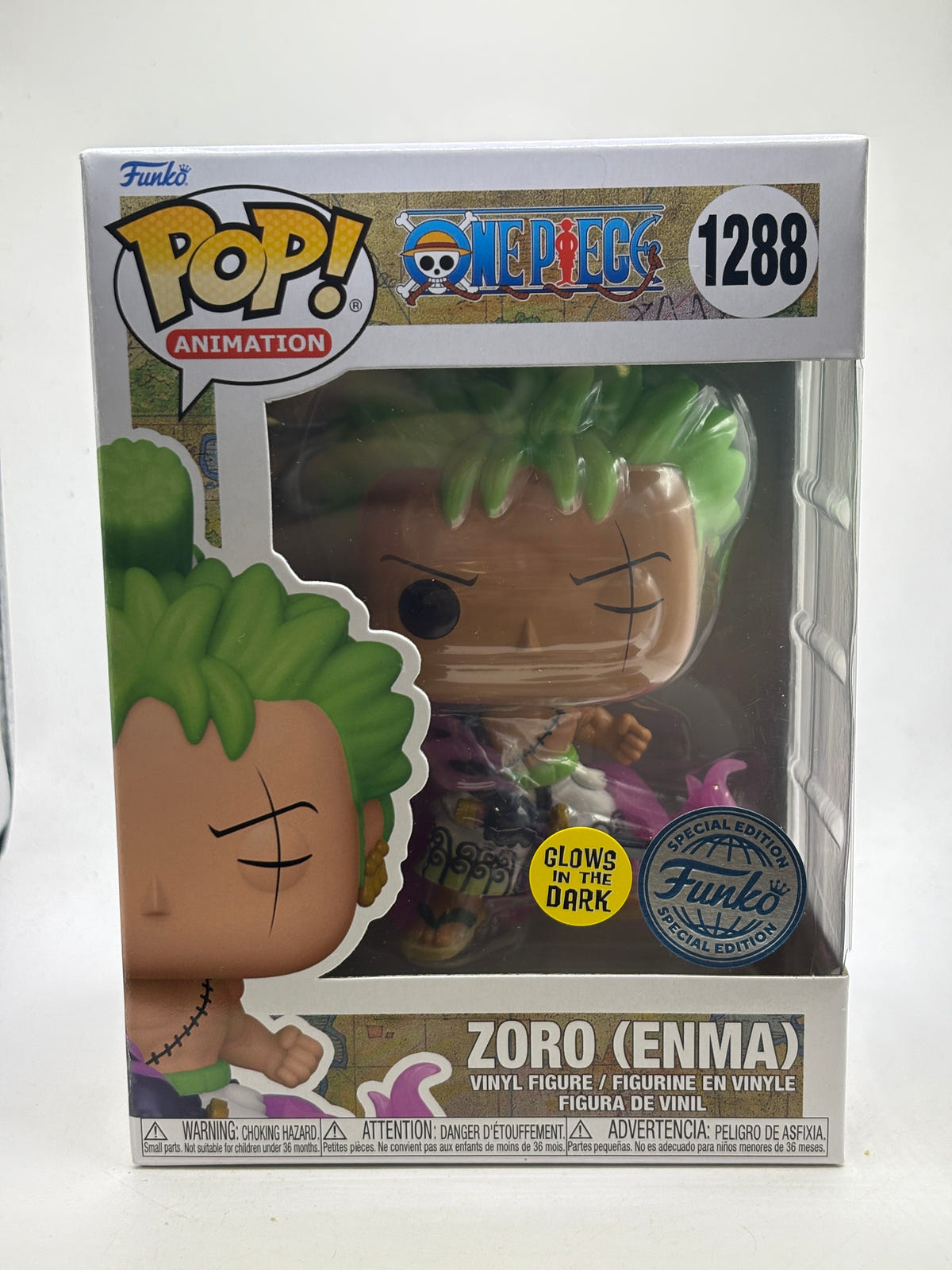 Funko POP! Animation One Piece #1288 Zoro (Enma) Glow Special Edition image 1