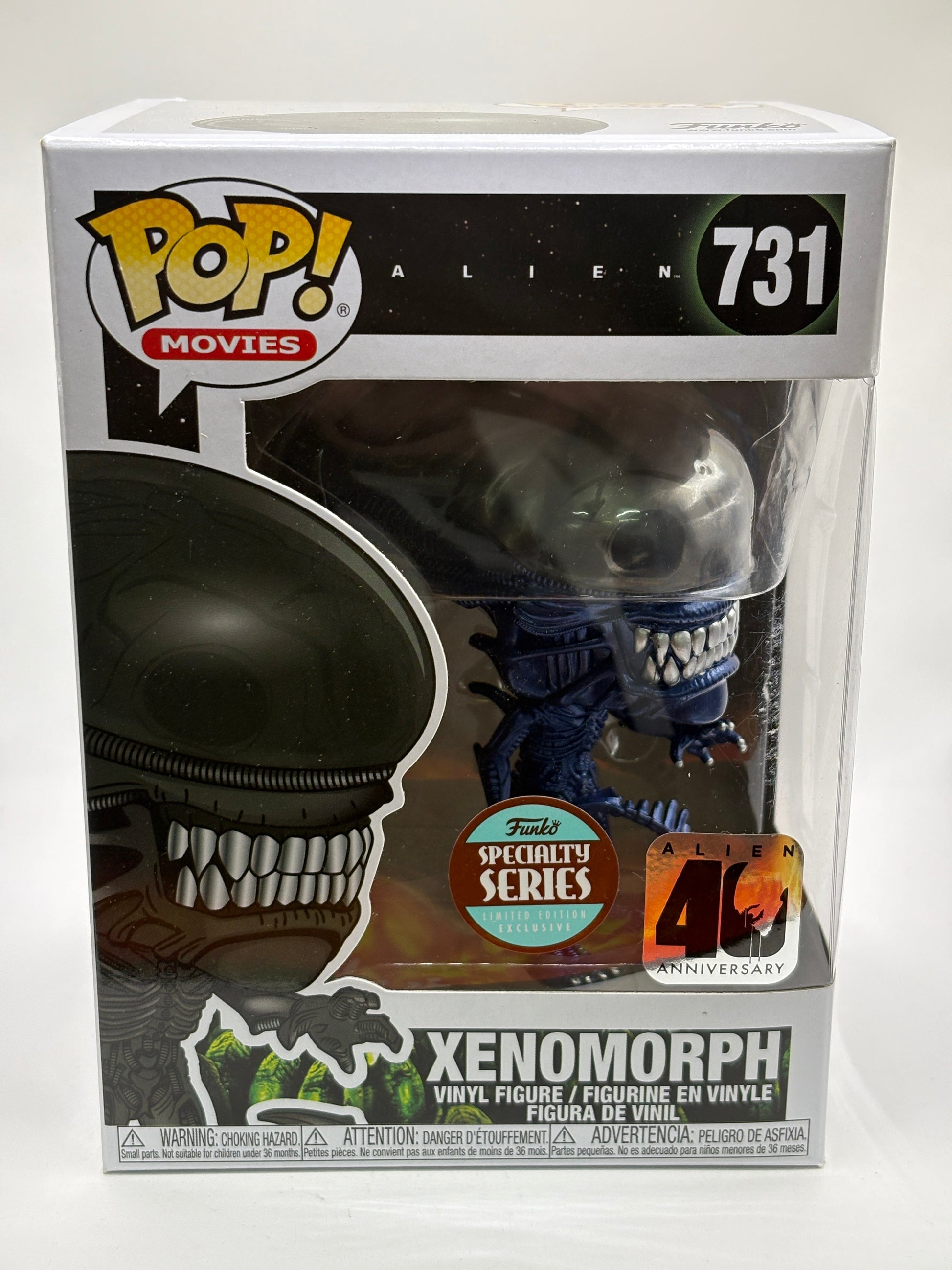 Funko POP! Movies Alien #731 Xenomorph Specialty Series 40th Anniversary FRENLY BRICKS - Open 7 Days