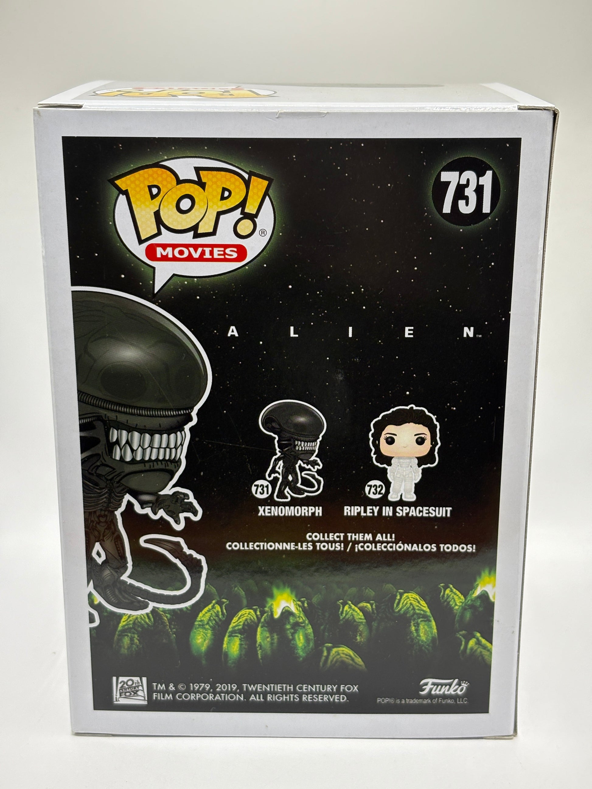 Funko POP! Movies Alien #731 Xenomorph Specialty Series 40th Anniversary FRENLY BRICKS - Open 7 Days