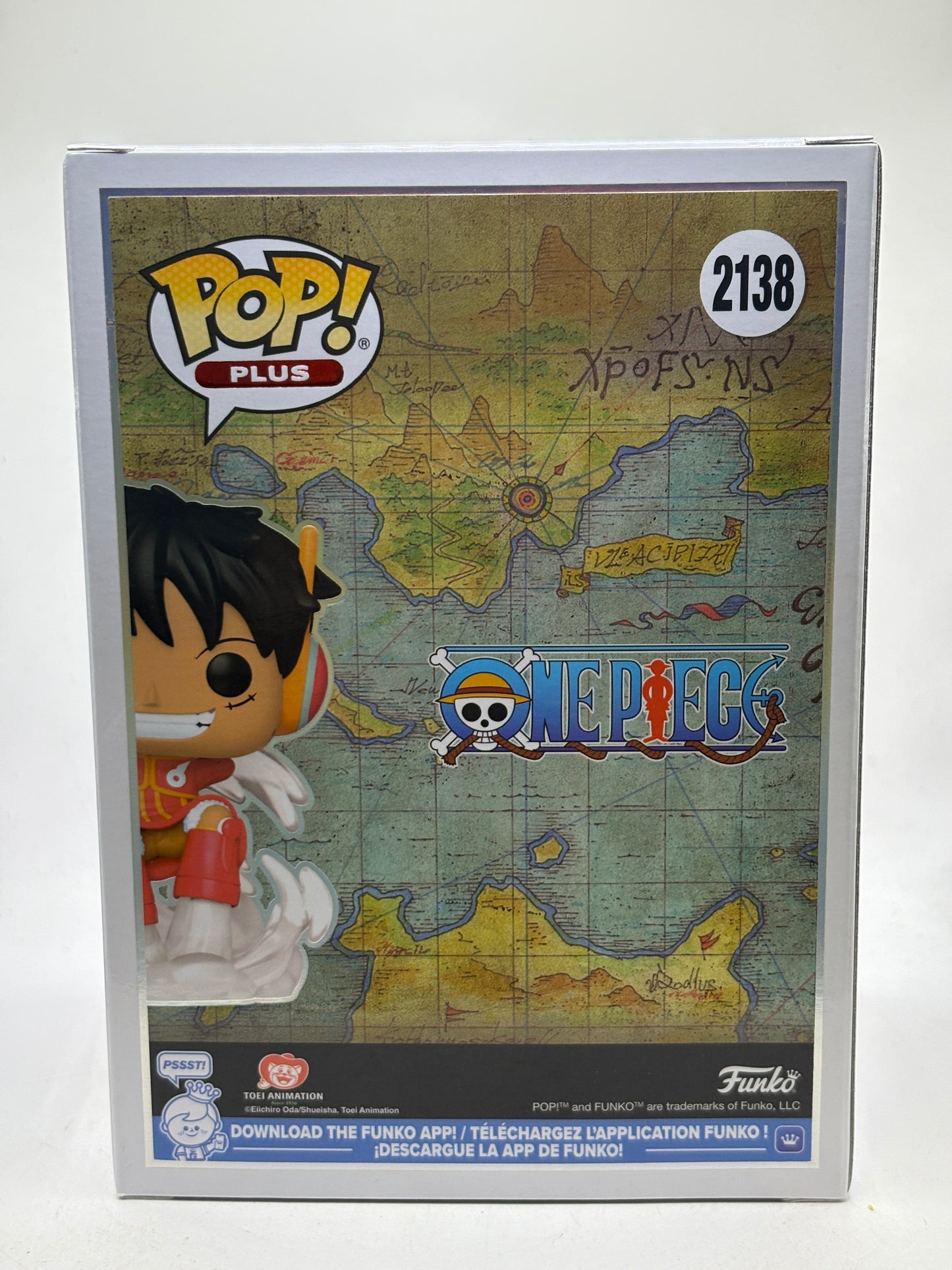 Funko POP! Animation One Piece #2138 Monkey D. Luffy Metallic Vinyl Figure (1)