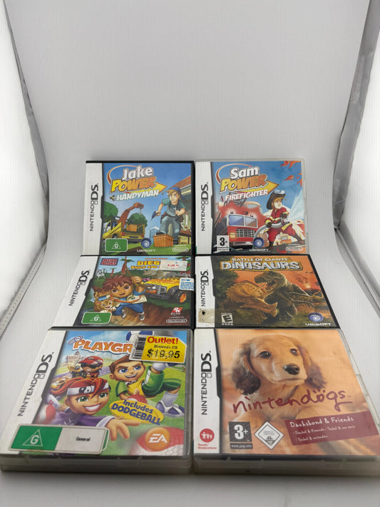 Nintendo DS Video Game Lot - Nintendogs / Battle of Giants DinoSaurs + more FRENLY BRICKS - Open 7 Days