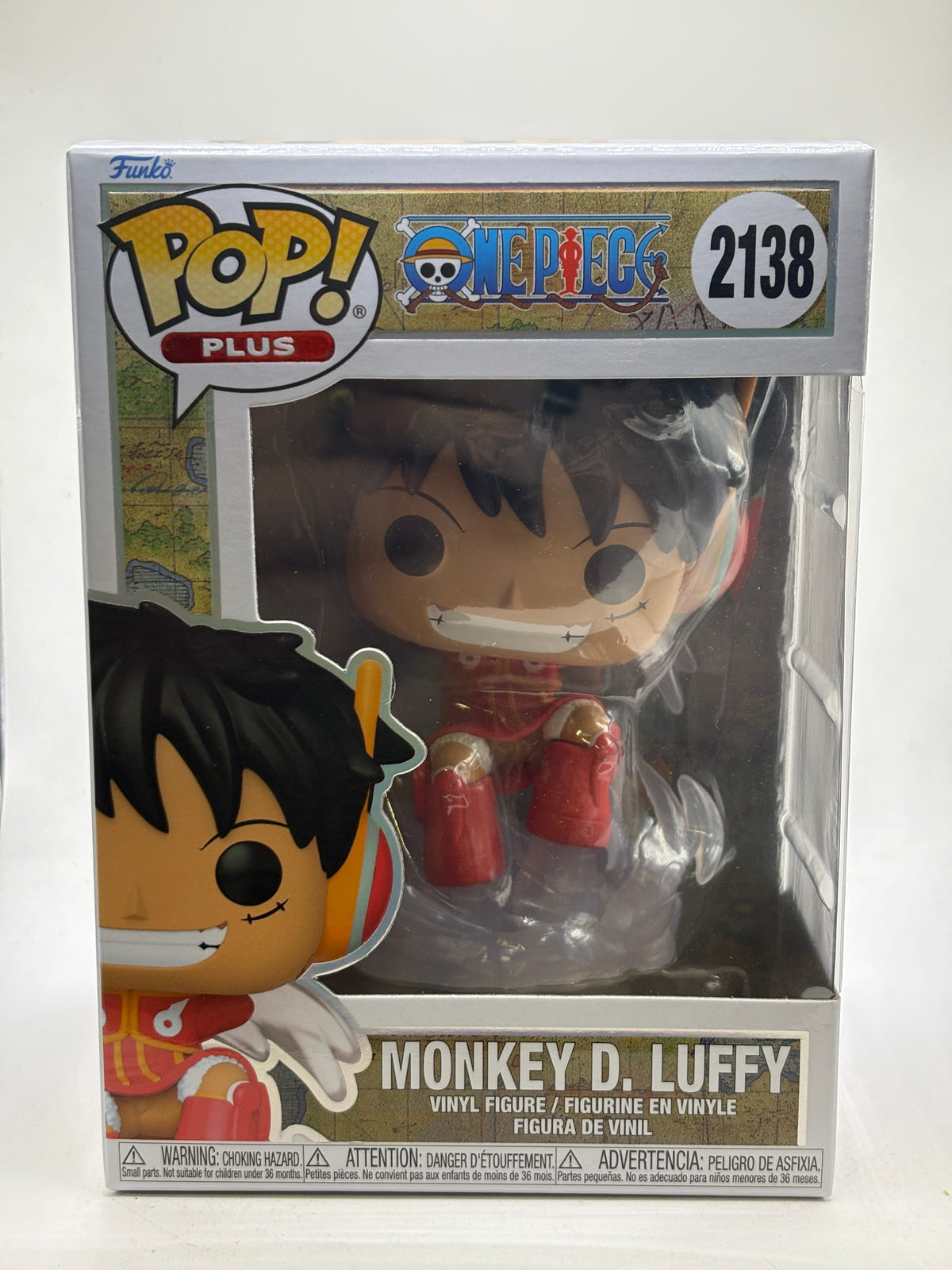 Funko POP! Plus One Piece #2138 Monkey D. Luffy Metallic Vinyl Figure (2) image 1