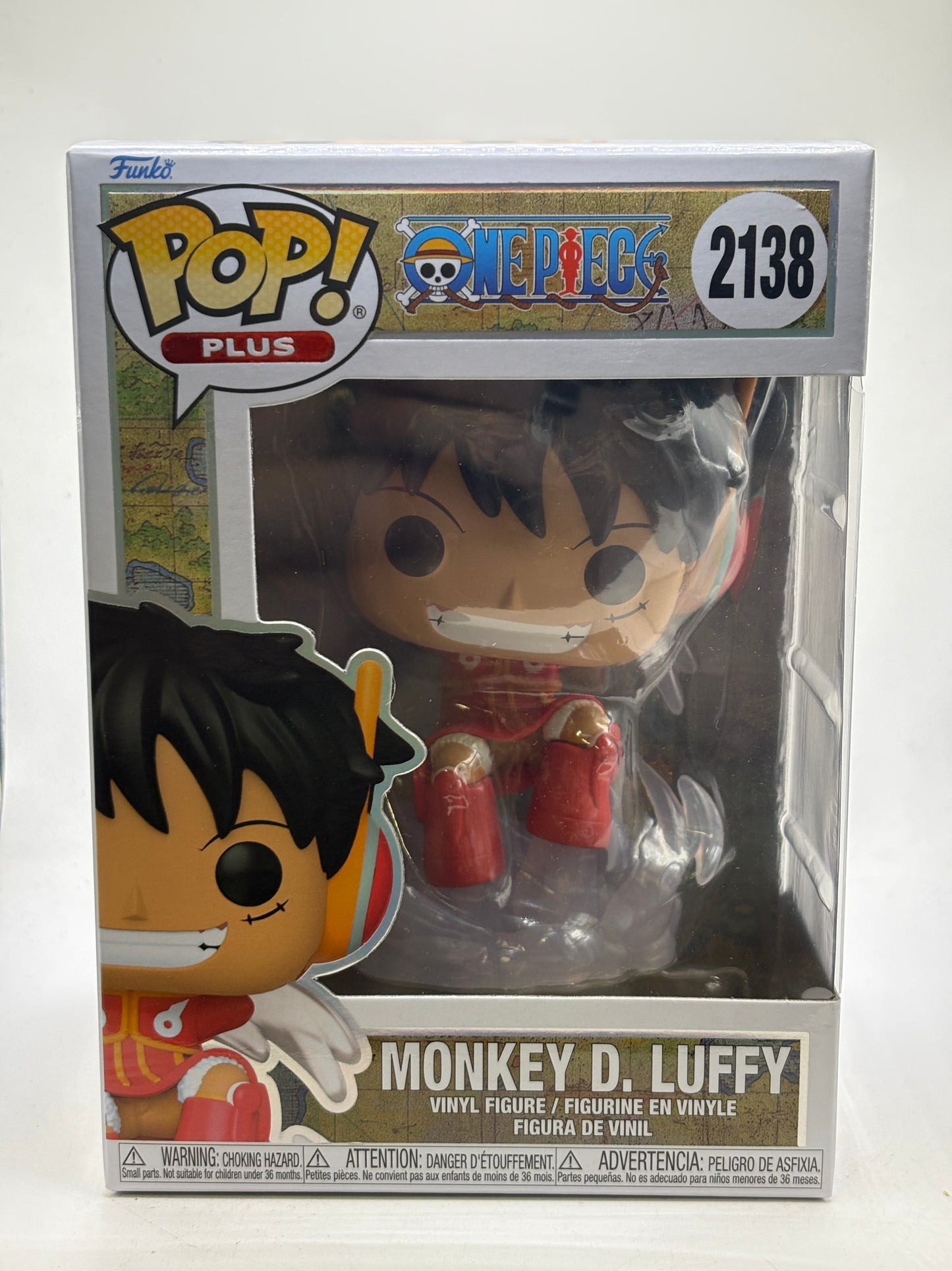 Funko POP! Plus One Piece #2138 Monkey D. Luffy Metallic Vinyl Figure (2)
