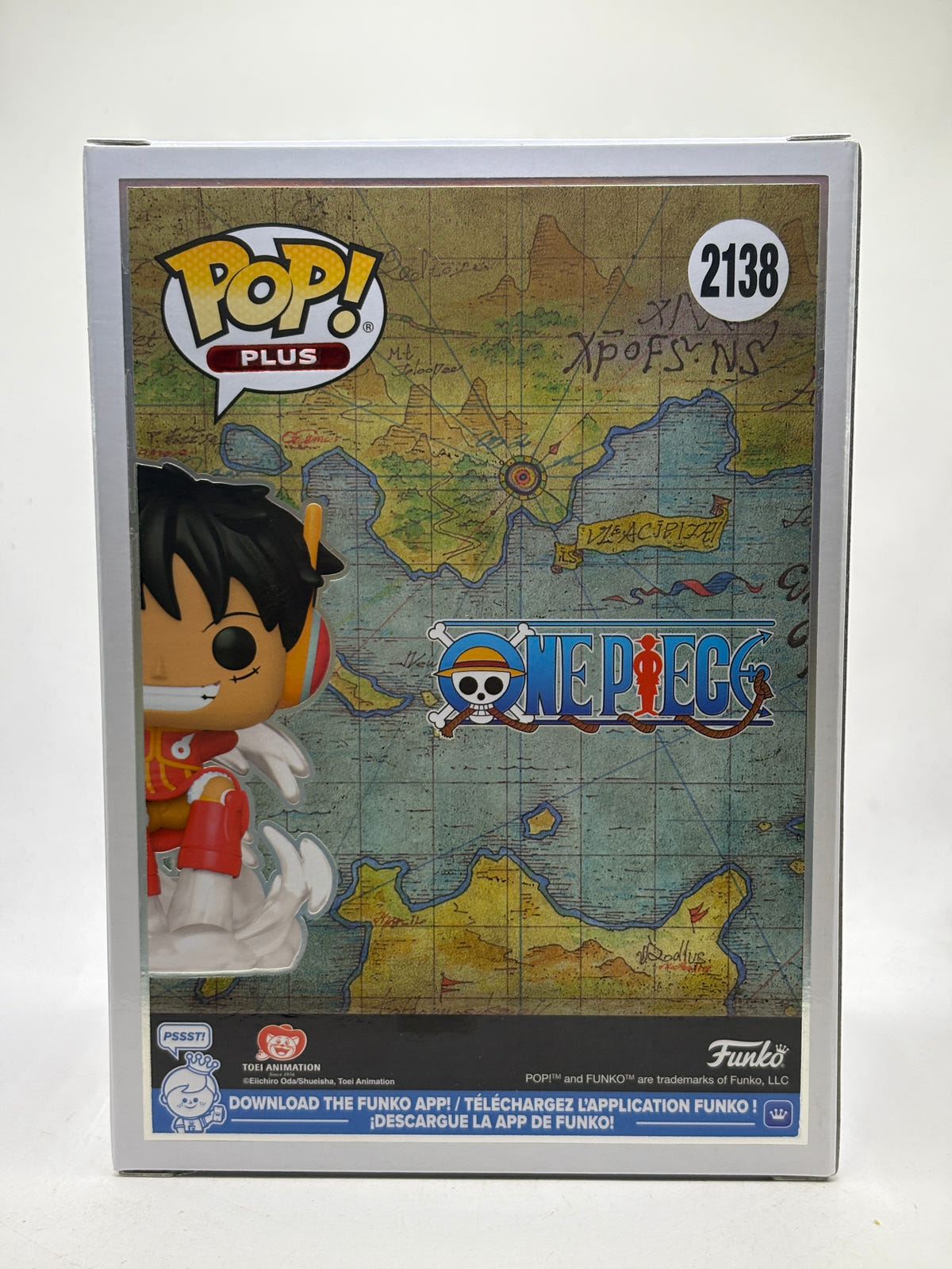 Funko POP! Plus One Piece #2138 Monkey D. Luffy Metallic Vinyl Figure (2), photo 3 image 3